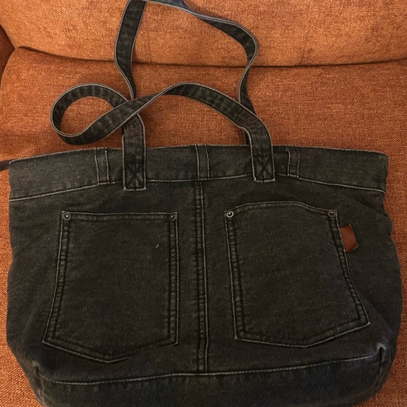 Patricia Nash Black Denim Shoulder Bag - Picture 3 of 8